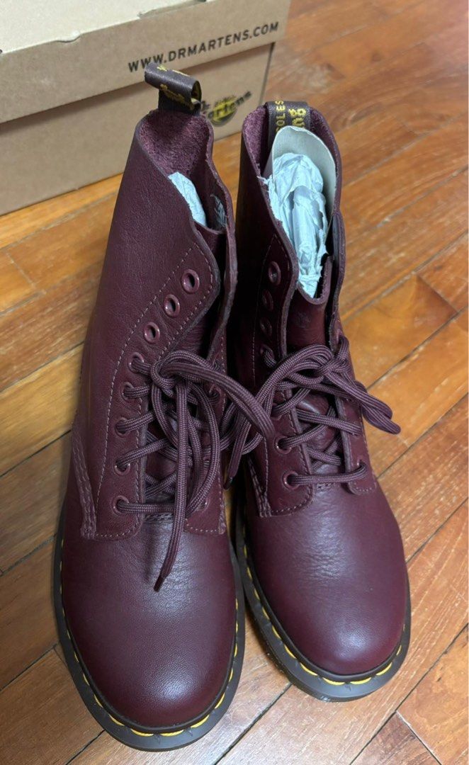 Dr. Martens 1460 Pascal Cherry Red Women s Fashion Footwear Boots on Carousell