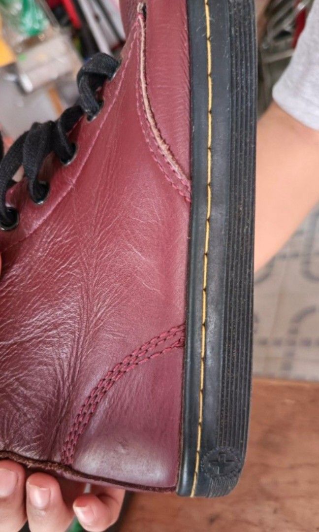 Doc martens leyton oxblood top
