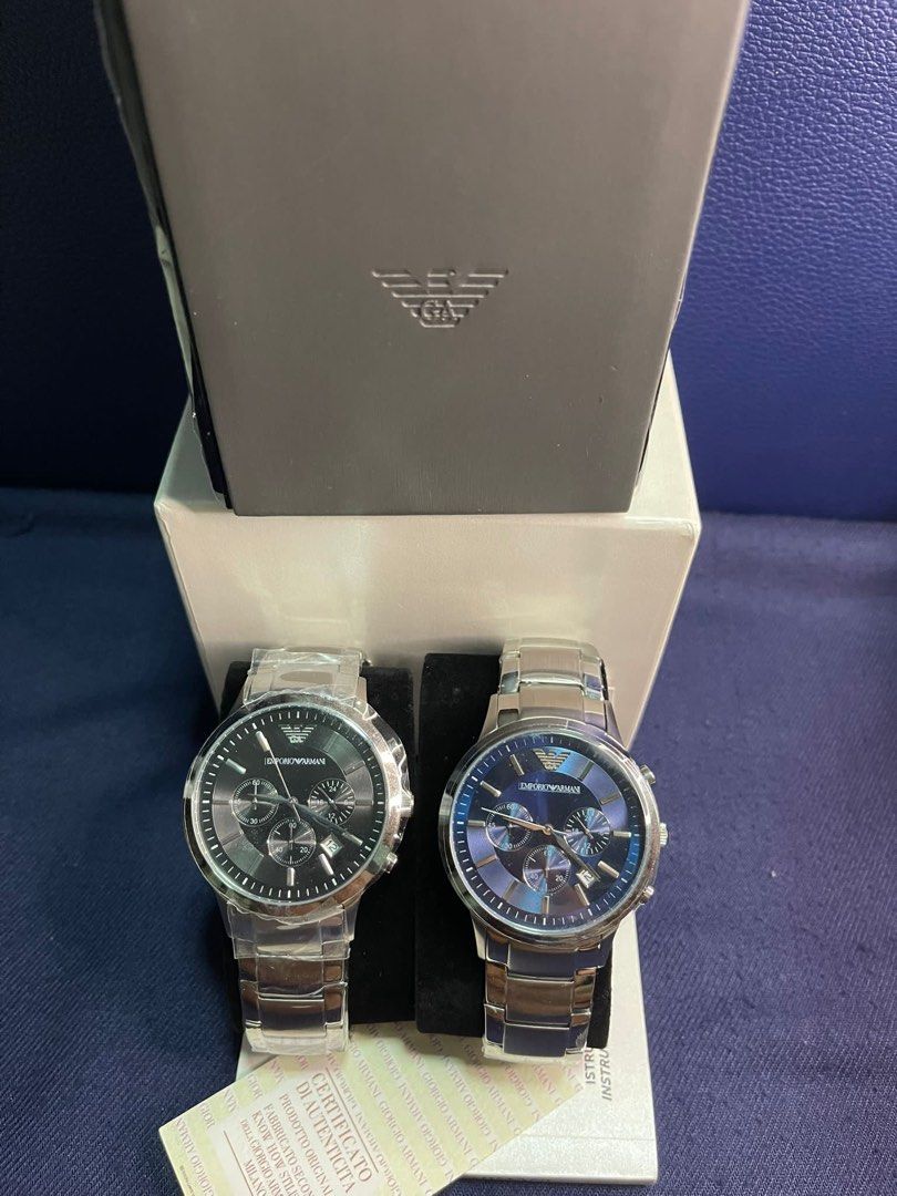 Emporio Armani Watch Men Watch stainless steel black AR 2434 birthday gift anniversary