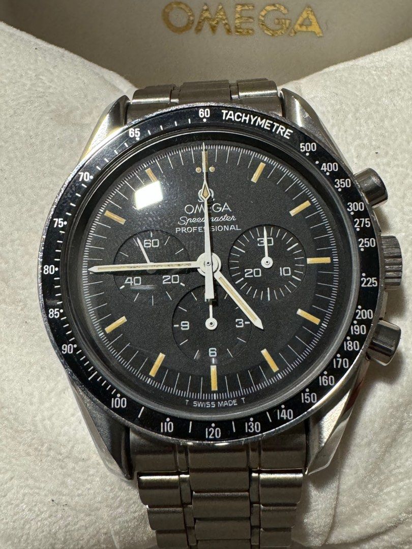 FULL SET sapphire caseback vintage Omega Speedmaster 3592.50, Luxury