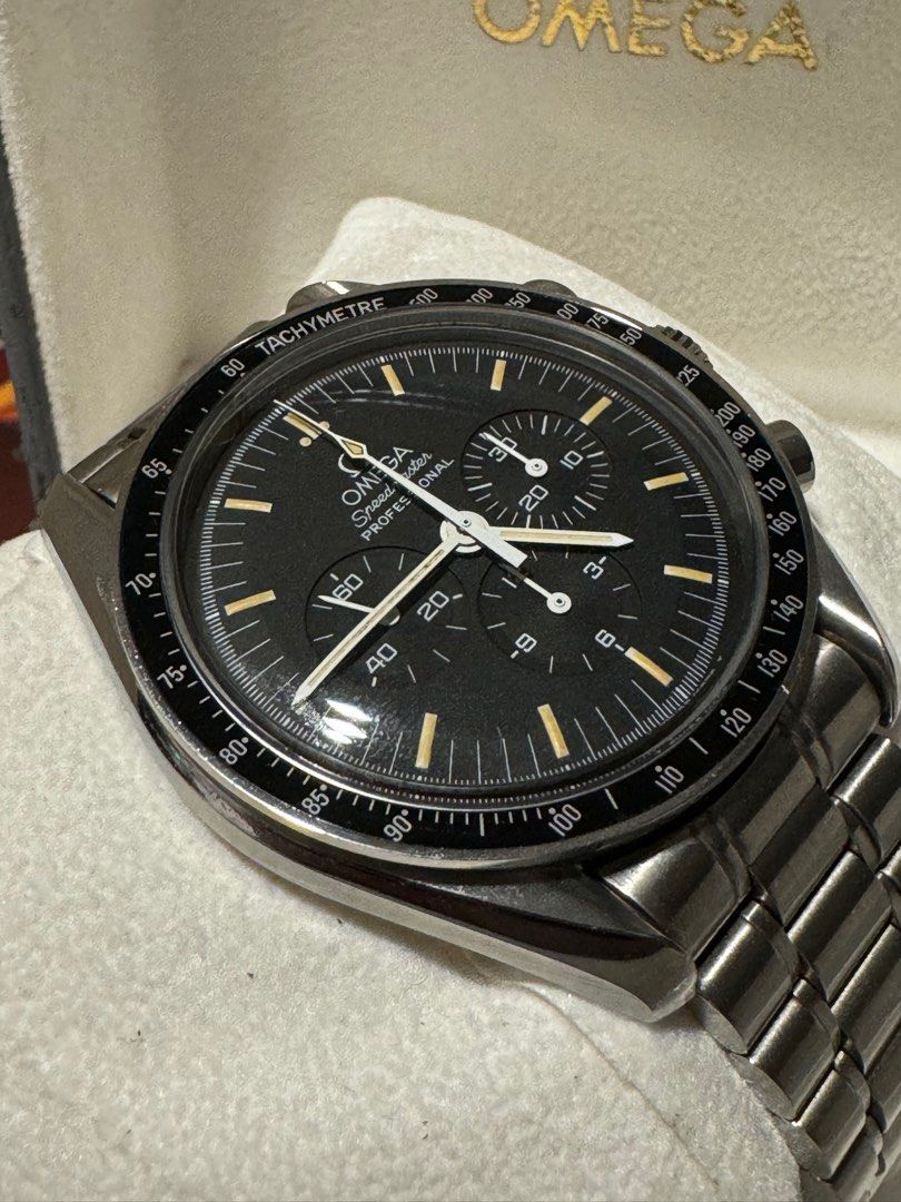FULL SET sapphire caseback vintage Omega Speedmaster 3592.50, Luxury
