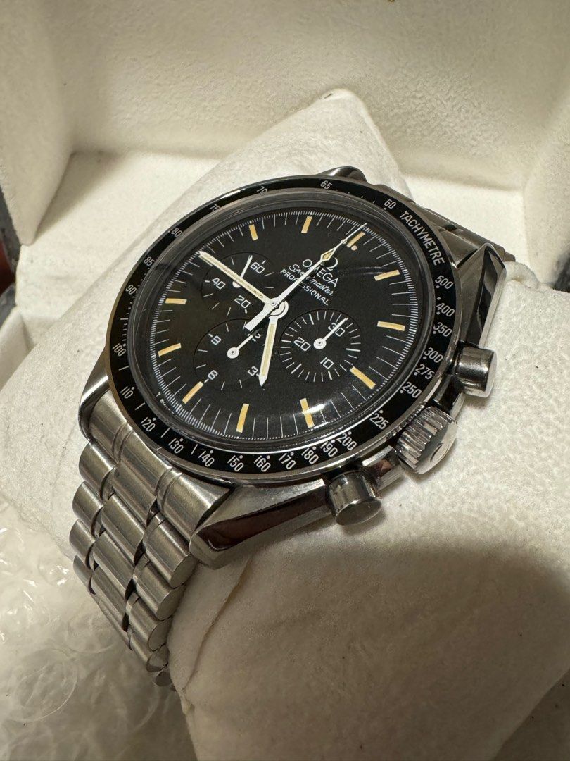 FULL SET sapphire caseback vintage Omega Speedmaster 3592.50, Luxury