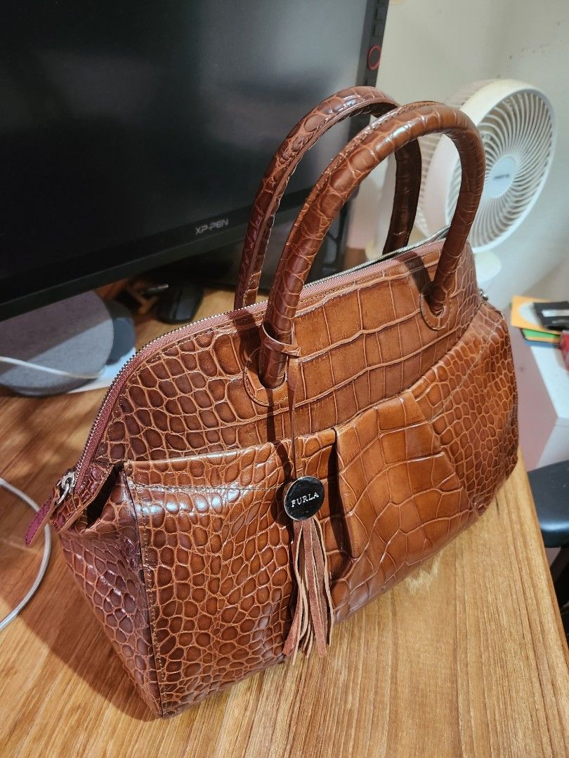 Furla croc bag 2025