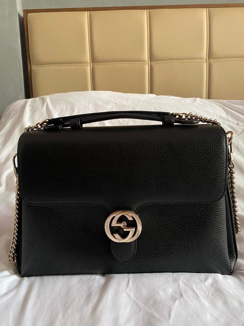 Gucci Interlocking G Cross body bag Luxury Bags Wallets on Carousell