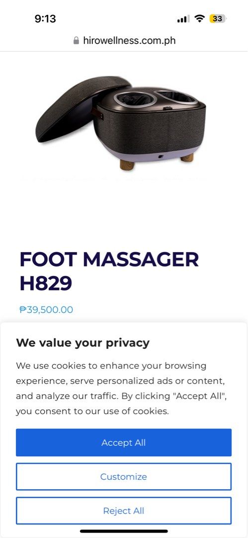 Hiro foot massage (Category: Massage Devices) located in Las Pinas. Submitted by ssbrillantesmd (Listing ID 1326922112, Image 2). Description: .