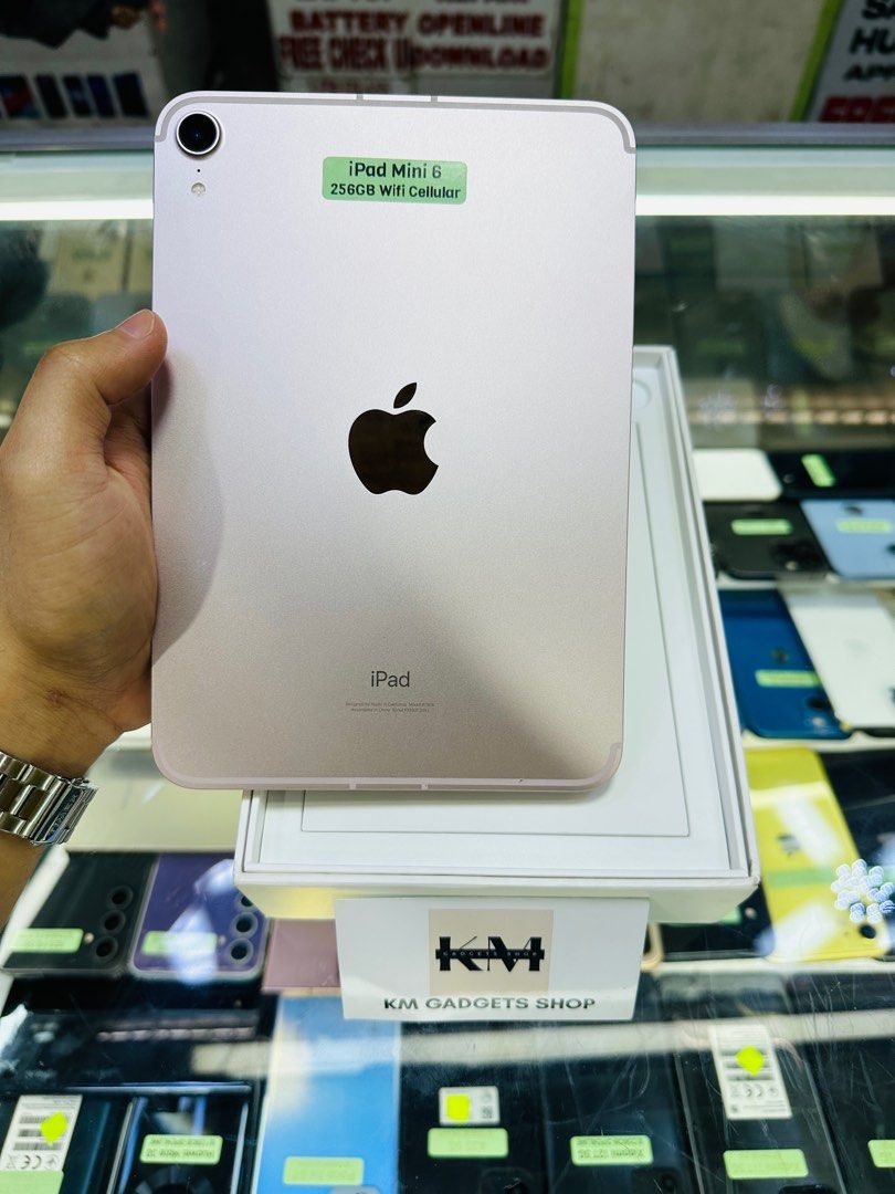 IPAD MINI 6 256GB WIFI W/CELLULAR SIM (Category: iPad) located in San Juan City. Submitted by Khalidmgdla08 (Listing ID 1326948173, Image 3). Description: REASON FOR SELLING: "BUY AND SELL" ANY KIND OF GADGETS ARE AVAILABLE WE ARE OPEN FOR SWAP/TRADE ➡️ WE DO CASH ON DELIVERY "AROUND METRO MANILA" (EVEN SWAPPING)🛵🏠 ➡️We also ship nationwide via LBC, downpayment is needed for COP ➡️Our physical store is in Greenhills Shopping Center, San Juan Ci