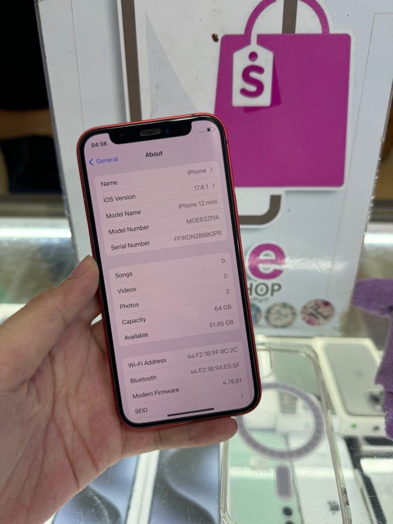 iphone 12 mini 64gb 2ndhand (Category: iPhone 12 Series) located in Cainta. Submitted by vine_gadget_shop (Listing ID 1327000875, Image 3). Description: iphone 12 mini 64gb 2ndhand ntc variant factory unlock no issue check all u want pick up store greenhills shopping center we accept trade in we accepy credit card and ggives installment we do cod and door to door we ship nationwide for fast transaction call 09277368323 look for vine visit my fb p