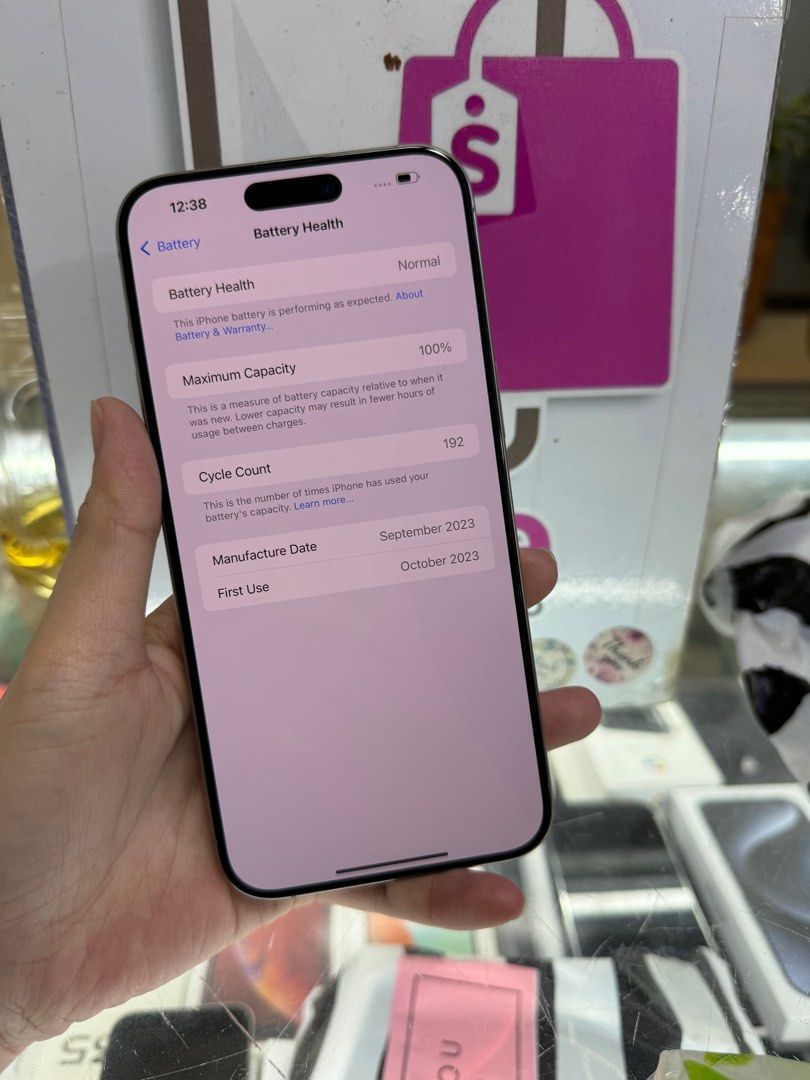 iphone 15 pro max 512gb dual sim 2ndhand (Category: iPhone 15 Series) located in Cainta. Submitted by vine_gadget_shop (Listing ID 1326999453, Image 3). Description: iphone 15 pro max 512gb dual sim 2ndhand complete package hk variant warranty until october 2024 pick up store greenhills shopping center we accept trade in we accepy credit card and ggives installment we do cod and door to door we ship nationwide for fast transaction call 0927736832