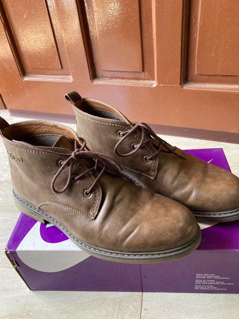 IZOD Inwood Gaucho Brown Oxford Chukka Boot Men s Fashion Footwear Boots on Carousell