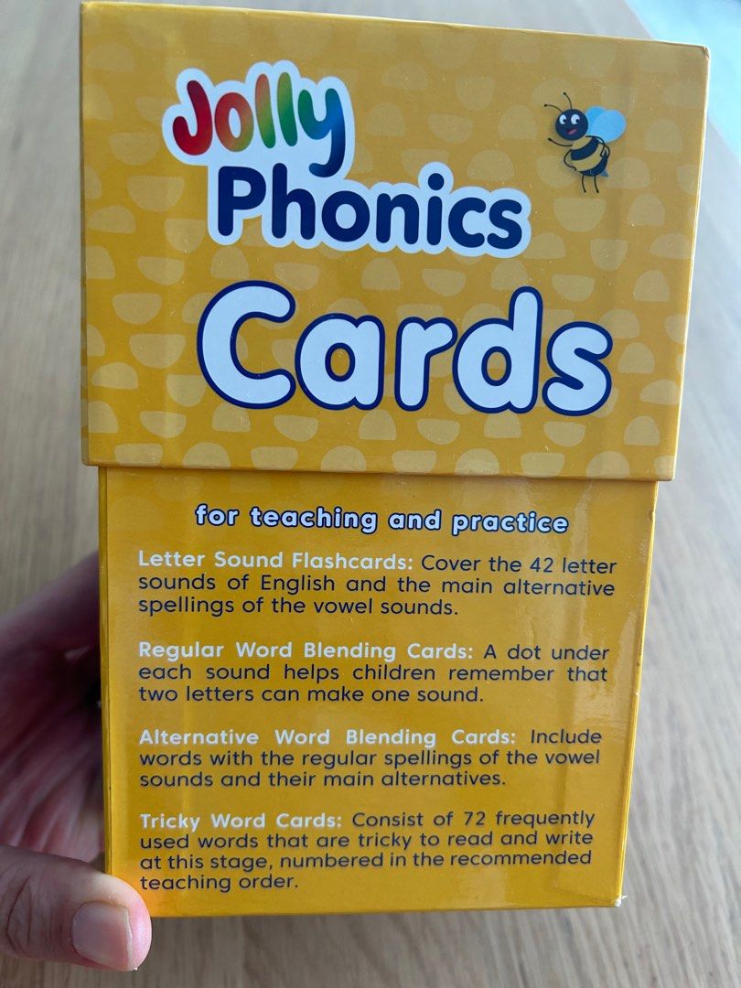 Jolly phonics cards, Hobbies & Toys, Toys & Games on Carousell