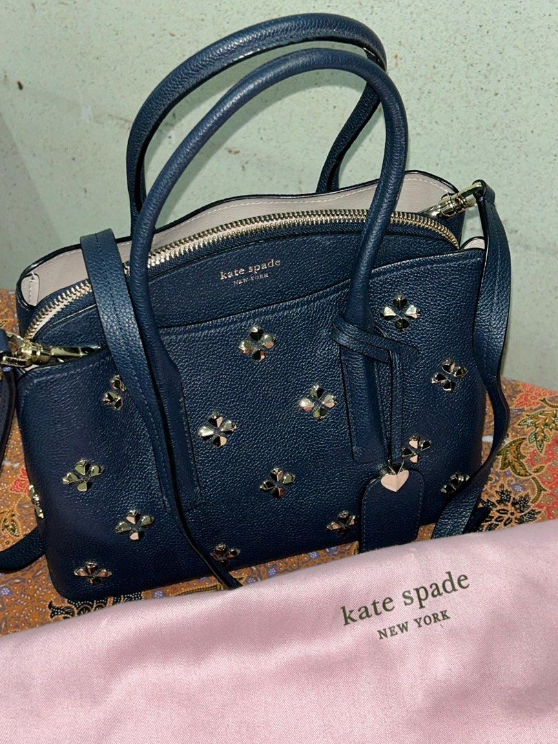 Margaux Spade Stud Medium Satchel