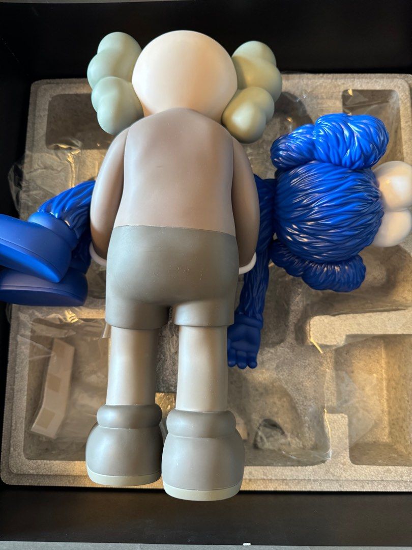 medicom toy kaws gone brown blue メディコムトイ