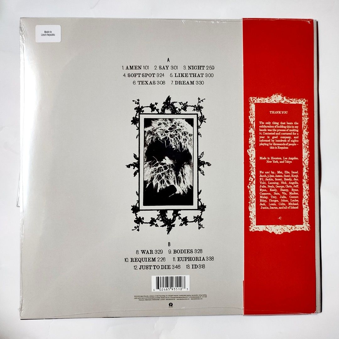 Keshi - Requiem LP 黑膠. Cassette M.C, 興趣及遊戲, 音樂、樂器& 配件, 音樂與媒體- 黑膠碟- Carousell