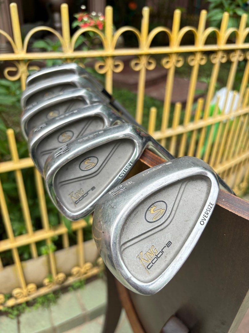 King Cobra Oversize Golf Set with Adidas Bag (Category: Golf) located in Manila. Submitted by eclipse58 (Listing ID 1326918487, Image 3). Description: COMPLETE King Cobra Oversize Golf Set ✅️ 6-9 Irons, Gap Wedge, Sand Wedge & Pitching Wedge ✅️ King Cobra Unlimited SS 370 Driver, King Cobra Ti 3 Wood, King Cobra 359 5 Wood & King Cobra Ti 7 Wood ✅️ Soft Stroke Putter & Adidas Golf Bag ✅️ Original King Cobra Graphite Shaft & Grips ✅️ Very good con