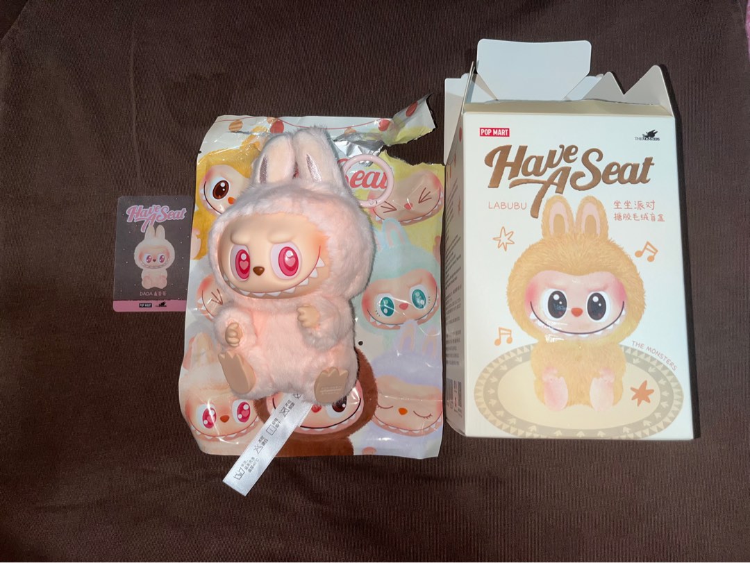 正規品 LABUBU Have A Seat DADA LABUBU ラブブ THE MONSTERS POP MART DADA Dada Labubu - The