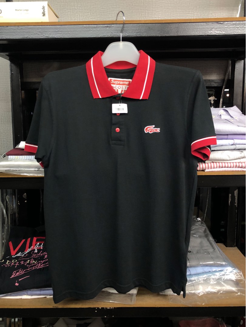 Lacoste X Supreme Polo T, Men's Fashion, Tops & Sets, Tshirts
