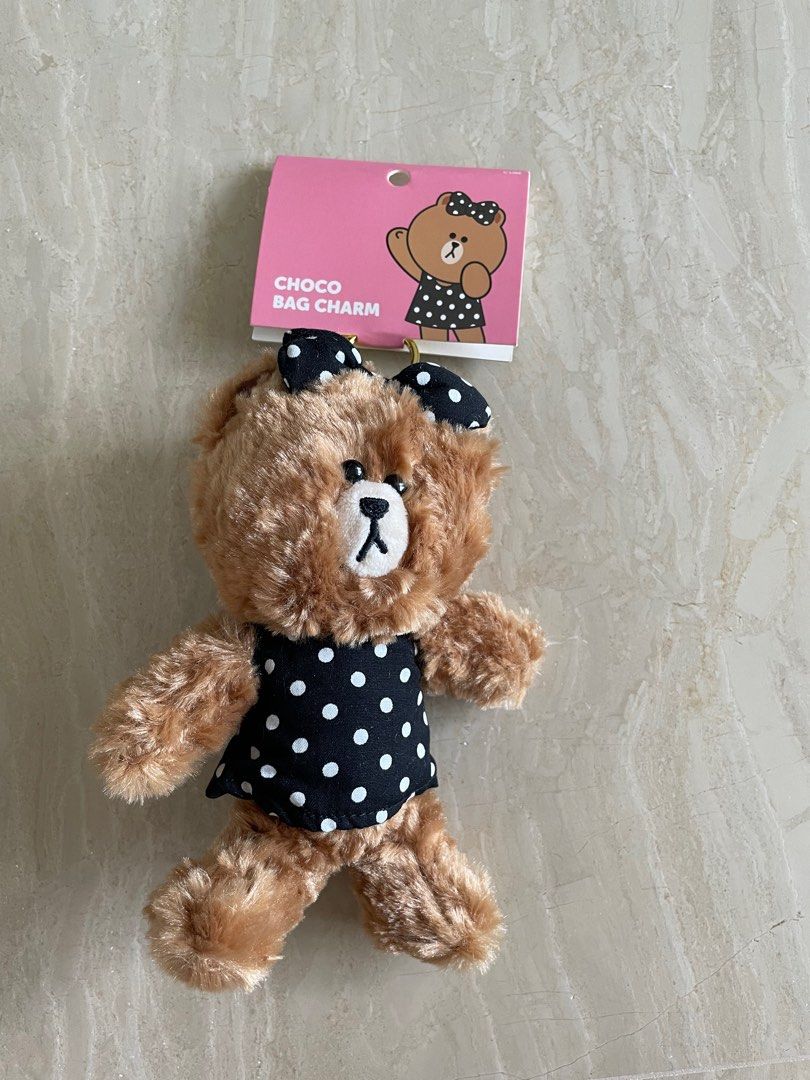 Line friends Choco bag charm Hobbies Toys Toys Games on Carousell