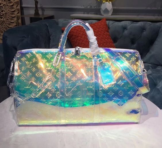 Reluctant sale Louis Vuitton Prism Keepall Monogram 50