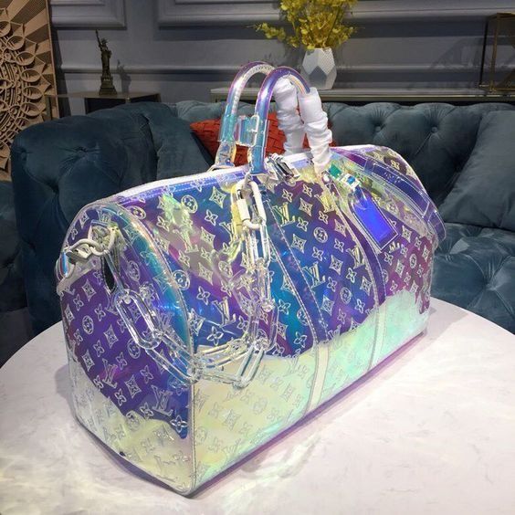 Reluctant sale Louis Vuitton Prism Keepall Monogram 50