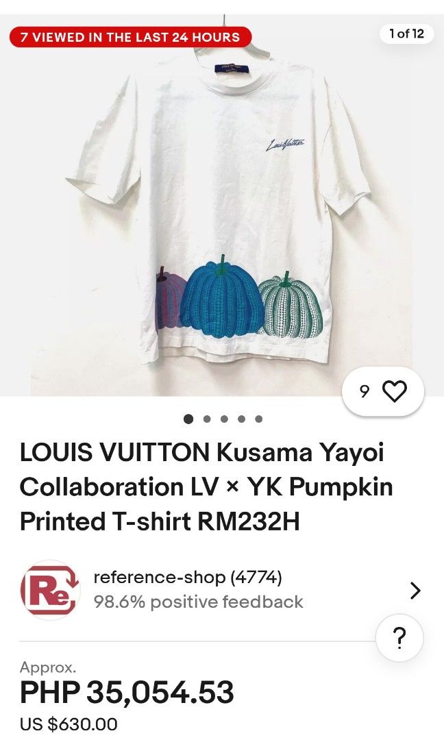 LV Pumkin Print Collab Edt. (Category: Luxury Apparel) located in General Santos City (Dadiangas). Submitted by Serde (Listing ID 1326954774, Image 1). Description: LV Script x Pumpkin Print Collab Edt. XS on Tag Fit med to large 20x26.5 Excellent.