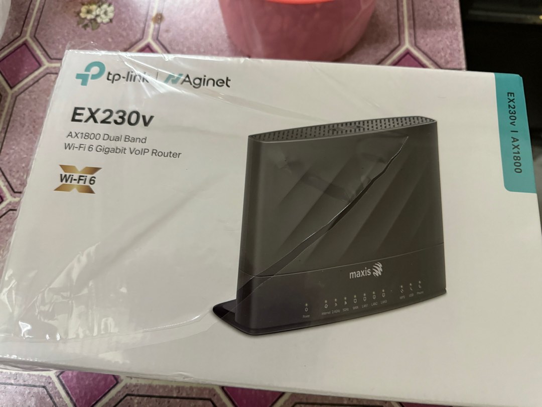 Maxis WiFi Router Ax1800 Dual Band WiFi 6, Computers & Tech, Parts ...