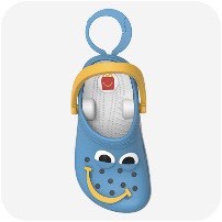 McDonald's Happy Meal Crocs Clip Toy CHARACTER CROCS TOY (BLUE