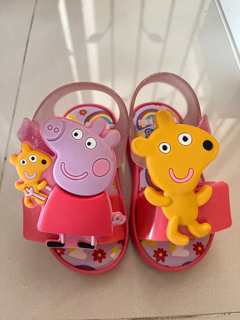 Mini melissa pig sandals hotsell