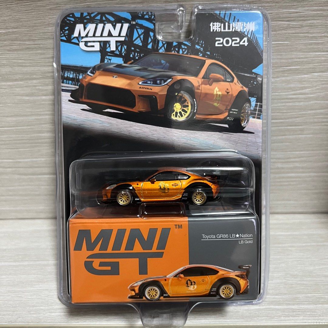 MINI GT MINIGT # 790 Toyota GR86 LB Nation LB Gold 佛山潭洲FOSHAN ALL IN TUNING  2024, 興趣及遊戲, 玩具& 遊戲類- Carousell
