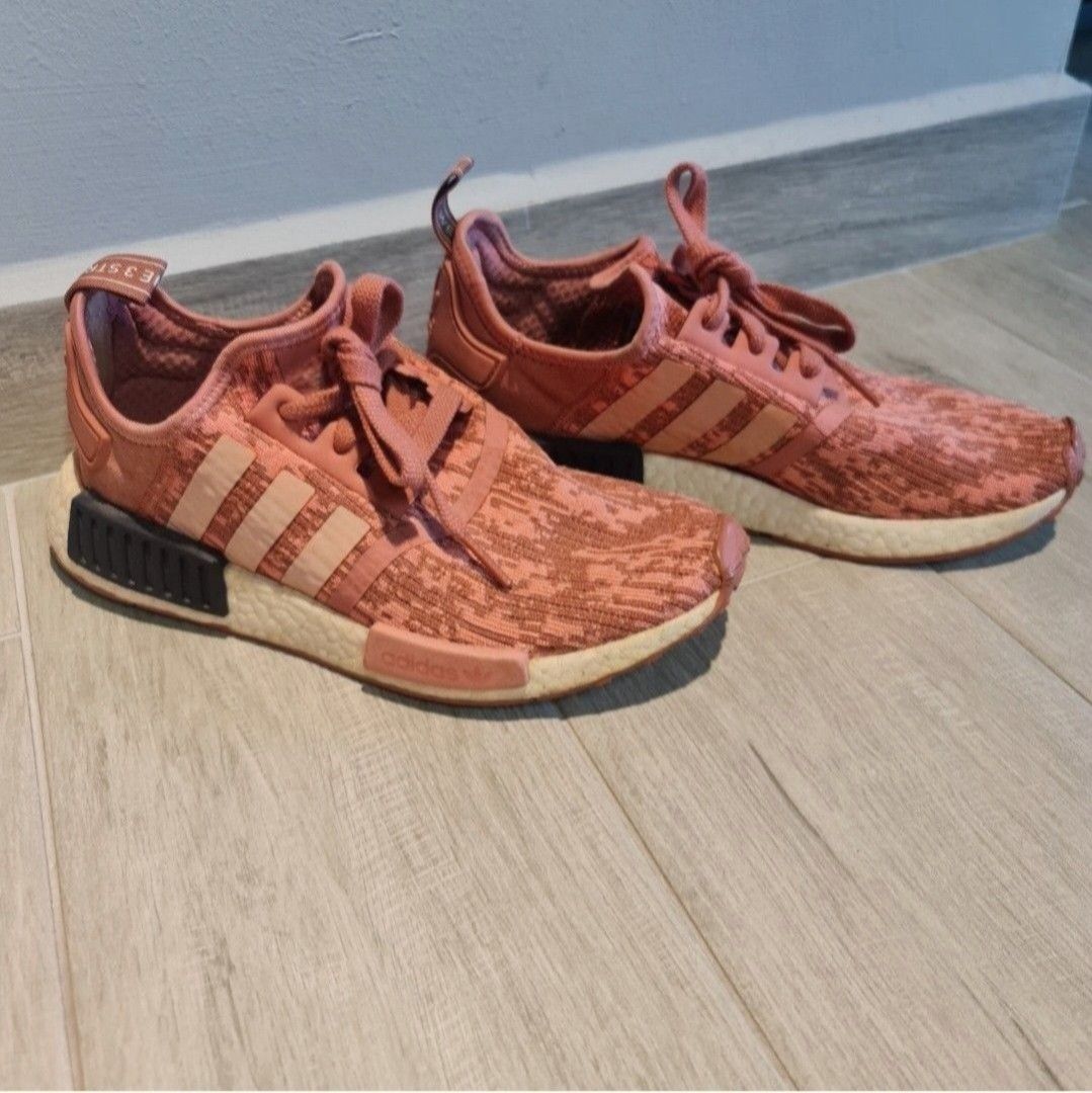 Mint Condition Special Edition Adidas NMD R1 Pink design shoes Women s Fashion Footwear Sneakers on Carousell