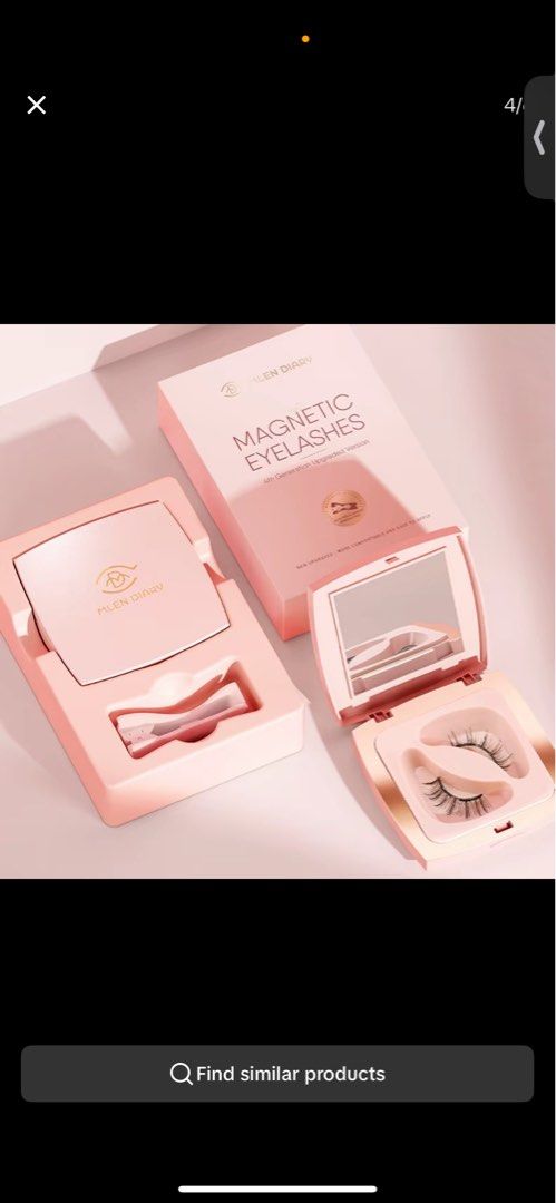 MLEN DIARY SOFT MAGNETIC EYELASH EXTENSION (Category: Makeup) located in Bulacan. Submitted by ikayyyy (Listing ID 1326933418, Image 2). Description: Tried once only. Bought at P1,649 No issue still new! Pm for other details.