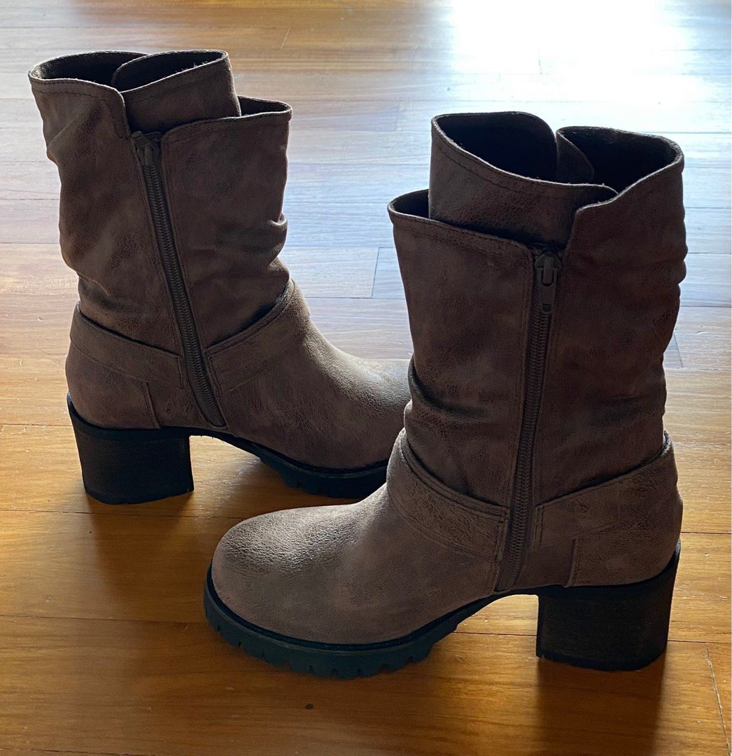 Carlos santana mid calf boots hot sale