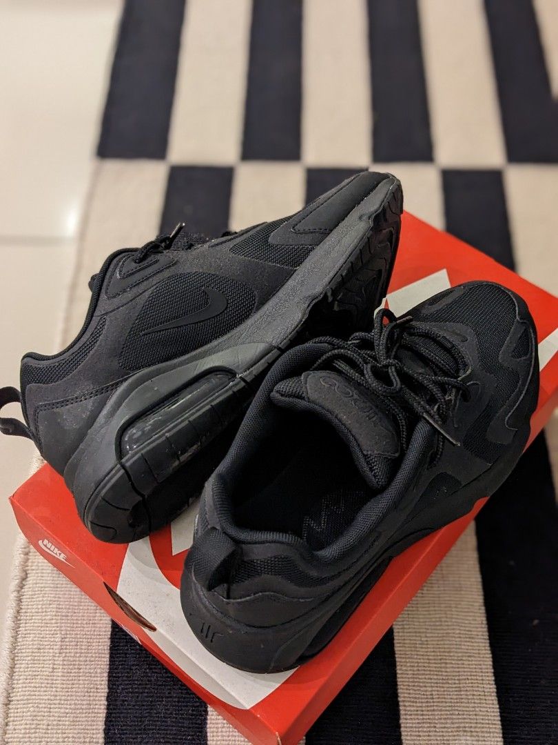 nike air max 200 black on feet
