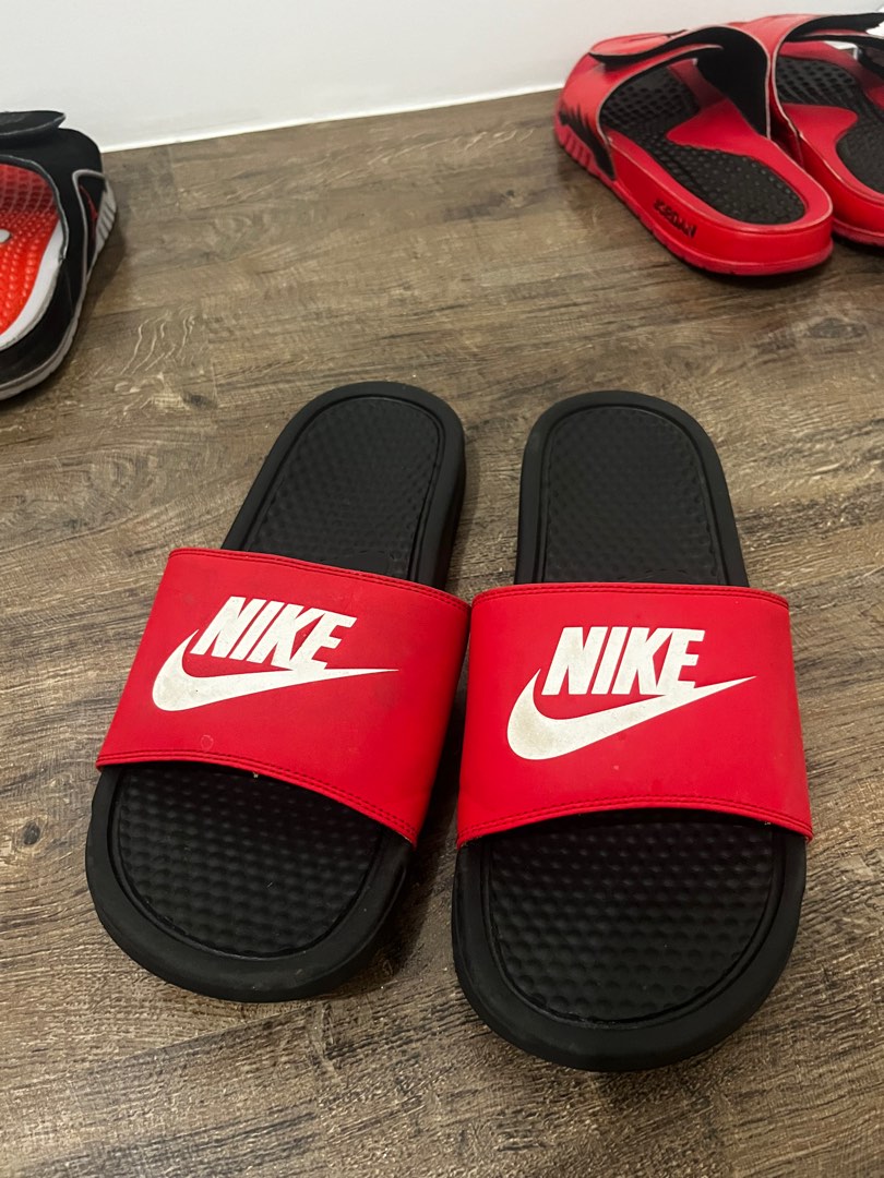 benassi nike red