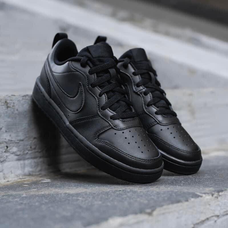 Nike court borough triple black 2025