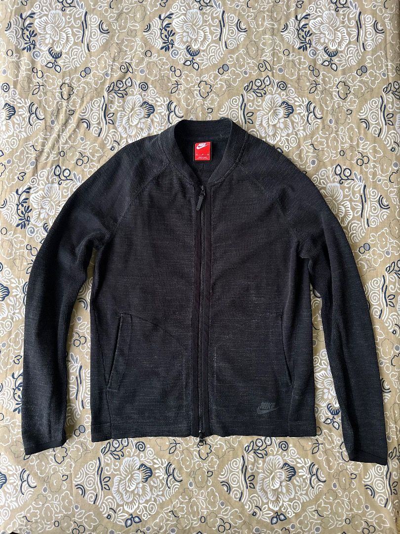 Nike Techknit Knitted Bomber Jacket