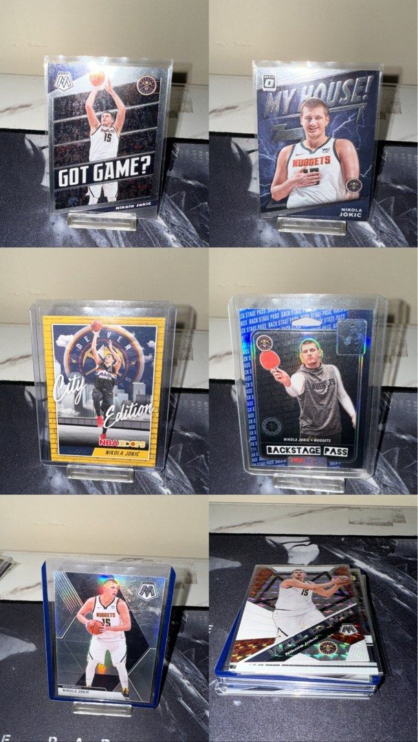 Nikola Jokic NBA Card Instant PC (Category: Raw Singles) located in Paranaque City. Submitted by nemofinds (Listing ID 1326966156, Image 2). Description: 11 CARDS LOT ONLY.
