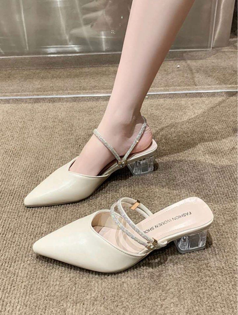 Low chunky heel clearance