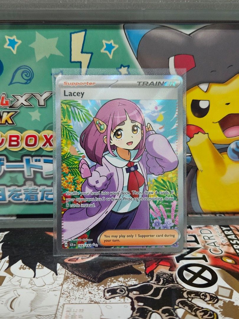 Pokemon TCG - Lacey 166/142 Stellar Crown, Hobbies & Toys, Toys & Games on Carousell Pokemon TCG - Lacey 166/142 Stellar Crown, Hobbies & Toys, Toys & Games on Carousell