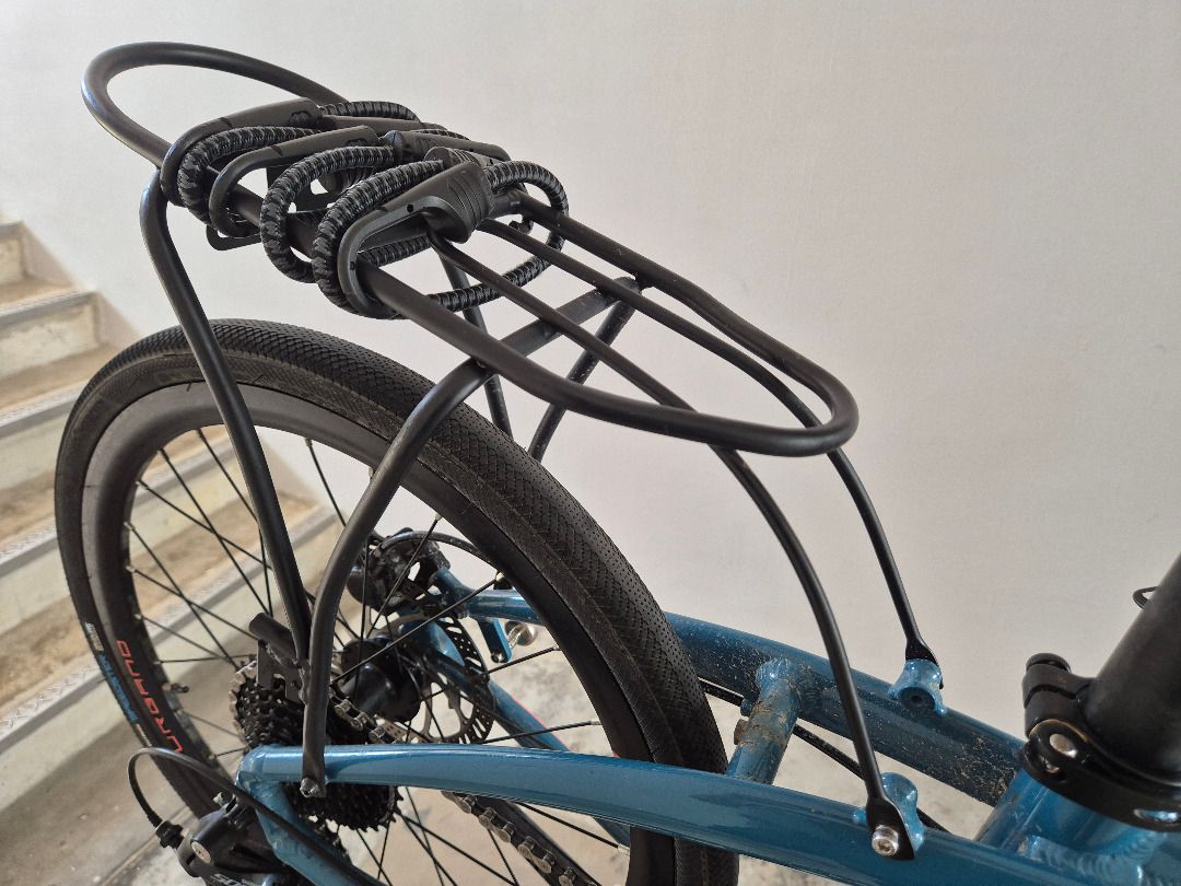 Polygon Urbano 5 Blue Folding Bike plus freebies