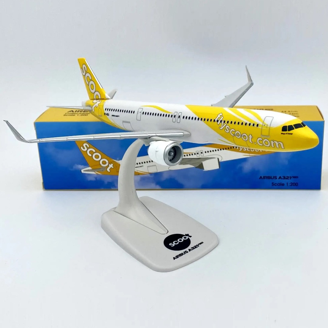 航空機・ヘリコプター Aviation 1:200 Flyscoot A321NEO 9V-NCA 航空機・ヘリコプター Aviation 1:200 Flyscoot A321NEO 9V-NCA 航空機