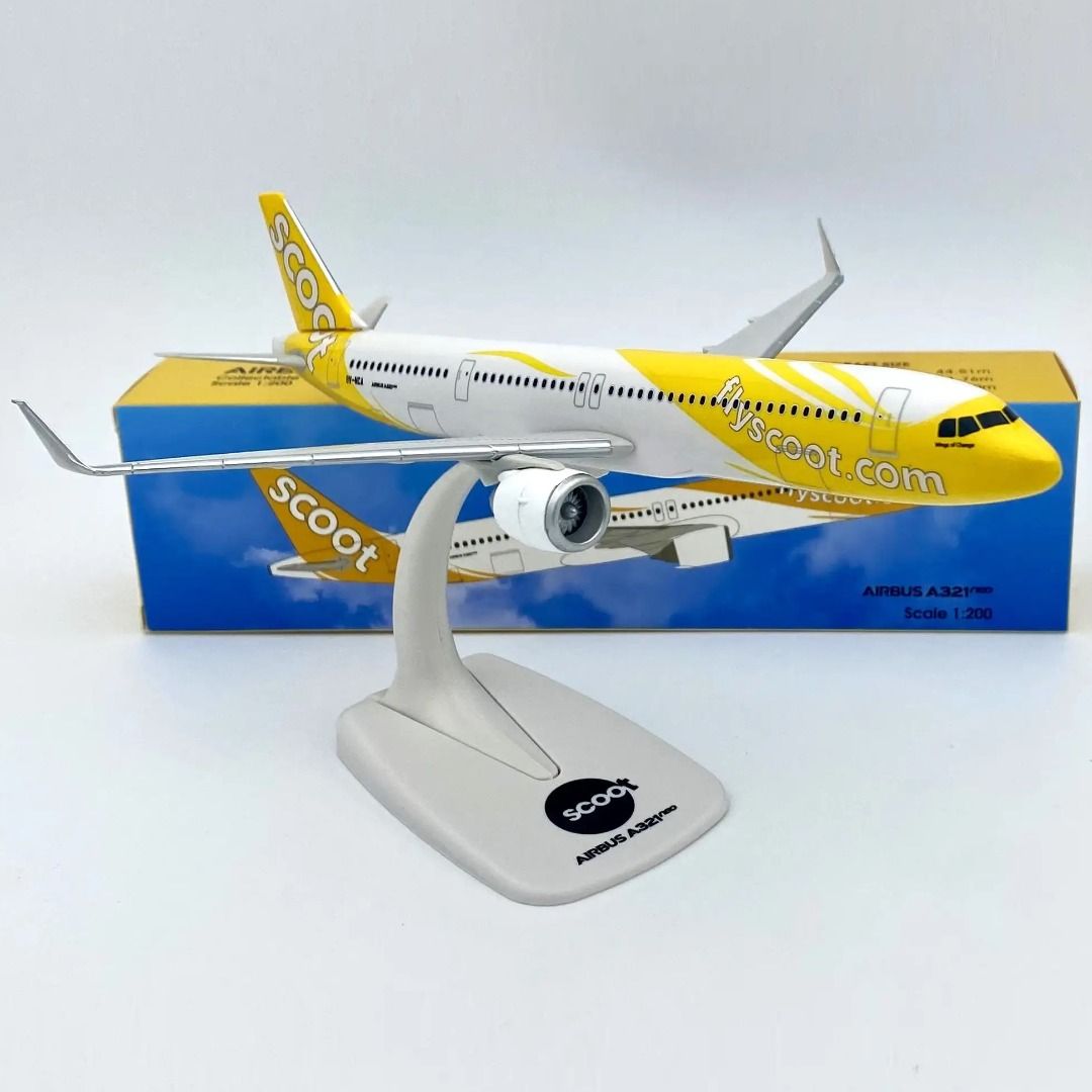 Aviation 1:200 スクート A321NEO 9V-NCA 1:200 Aviation200 Scoot A321NEO 9V-NCA Diecast Aircraft