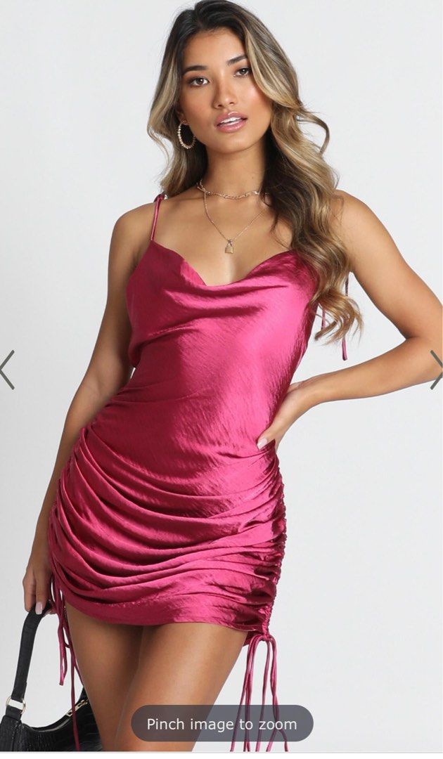 open lace back dress Red Floral Wrap Mini Dress  Best Dressed Boutique