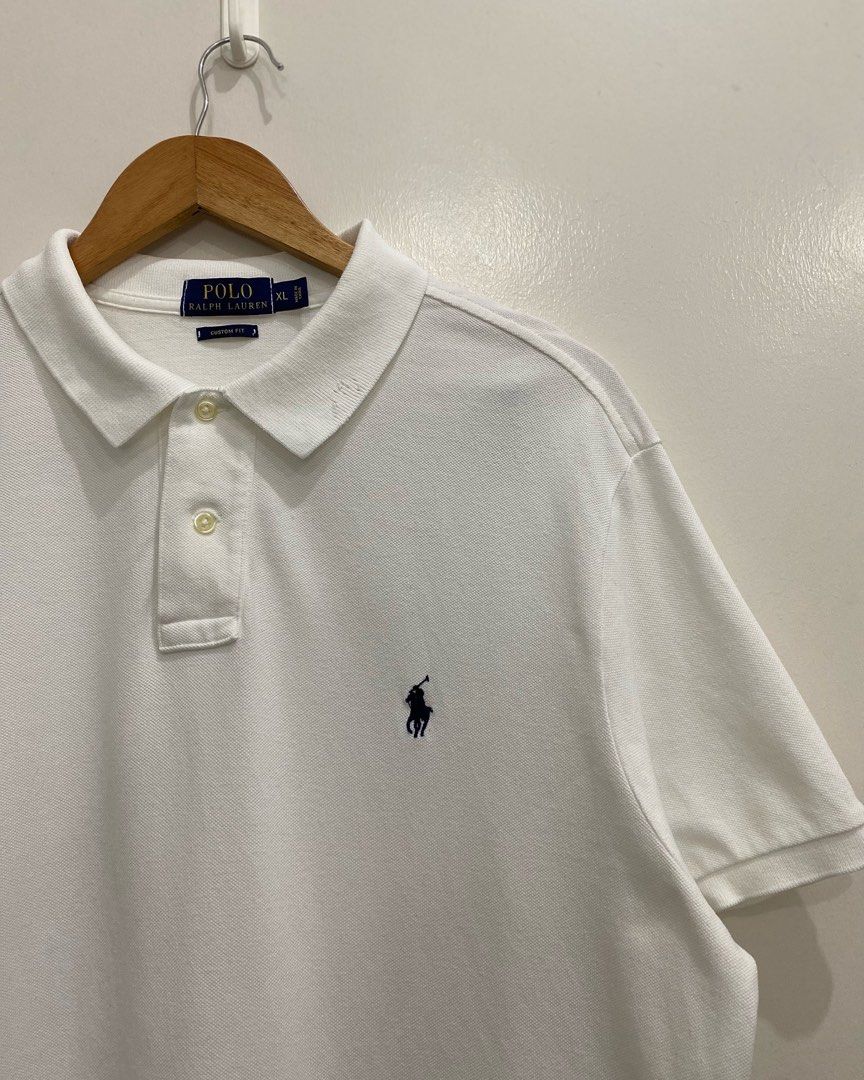White and gold ralph lauren polo shirt store