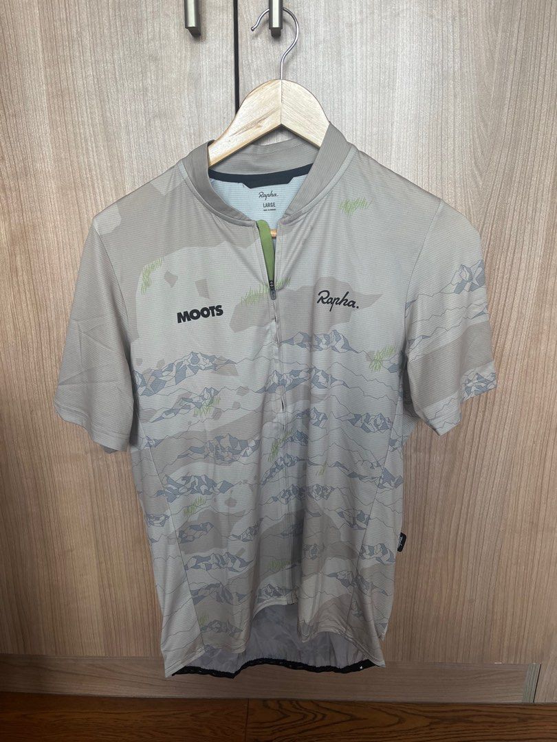 Rapha x Moots limited edition (Category: Activewear) located in Pasig City. Submitted by menriquez1 (Listing ID 1326899319, Image 1). Description: Rapha x Moots Jersey and bidshorts set Selling as a set Jersey is large Bib shorts is medium.