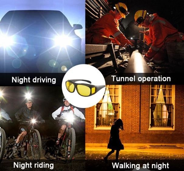 Branded night vision glasses for driving cheap