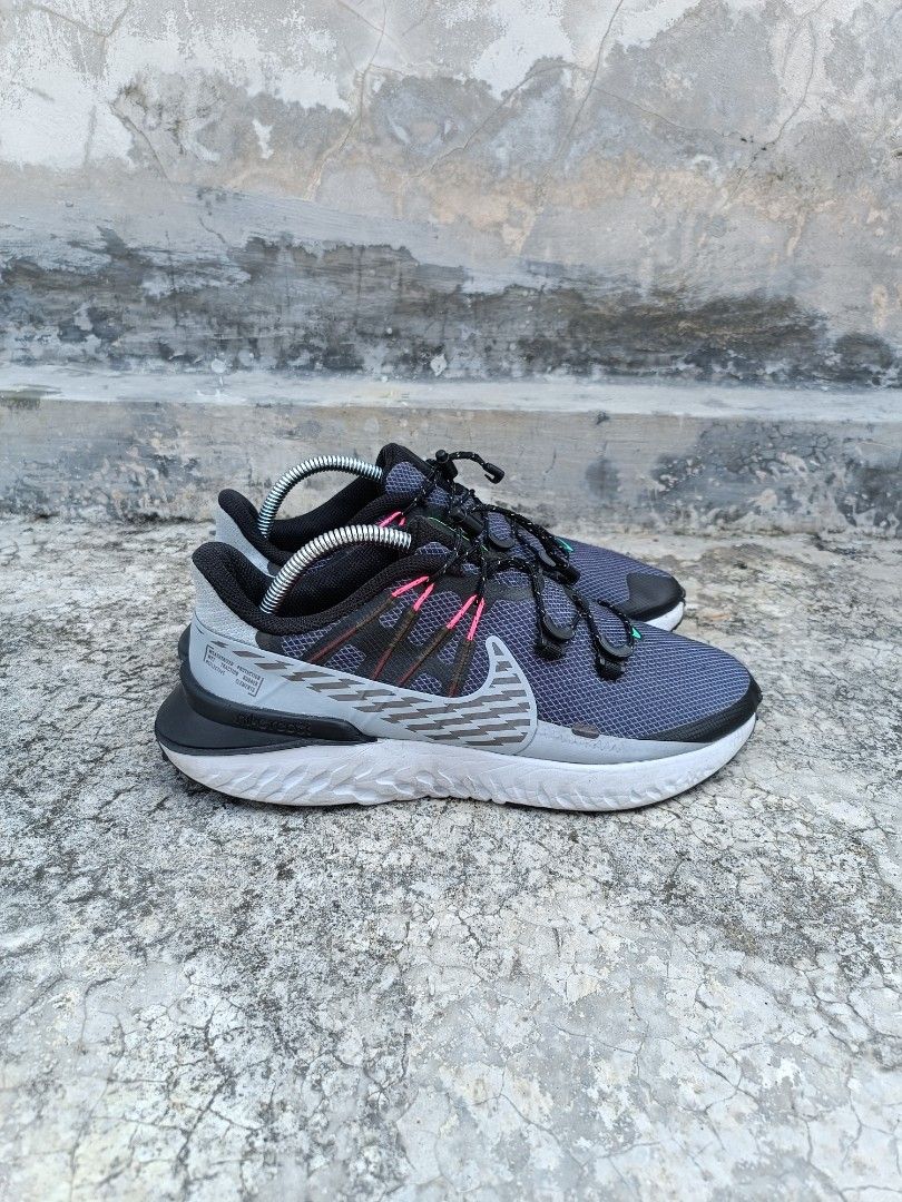 SEPATU SIZE 42 26 5 CM NIKE LEGEND REACT 3 SHIELD BLACK OBSIDIAN BEKAS ORIGINAL Fesyen Pria Sepatu Sneakers di Carousell