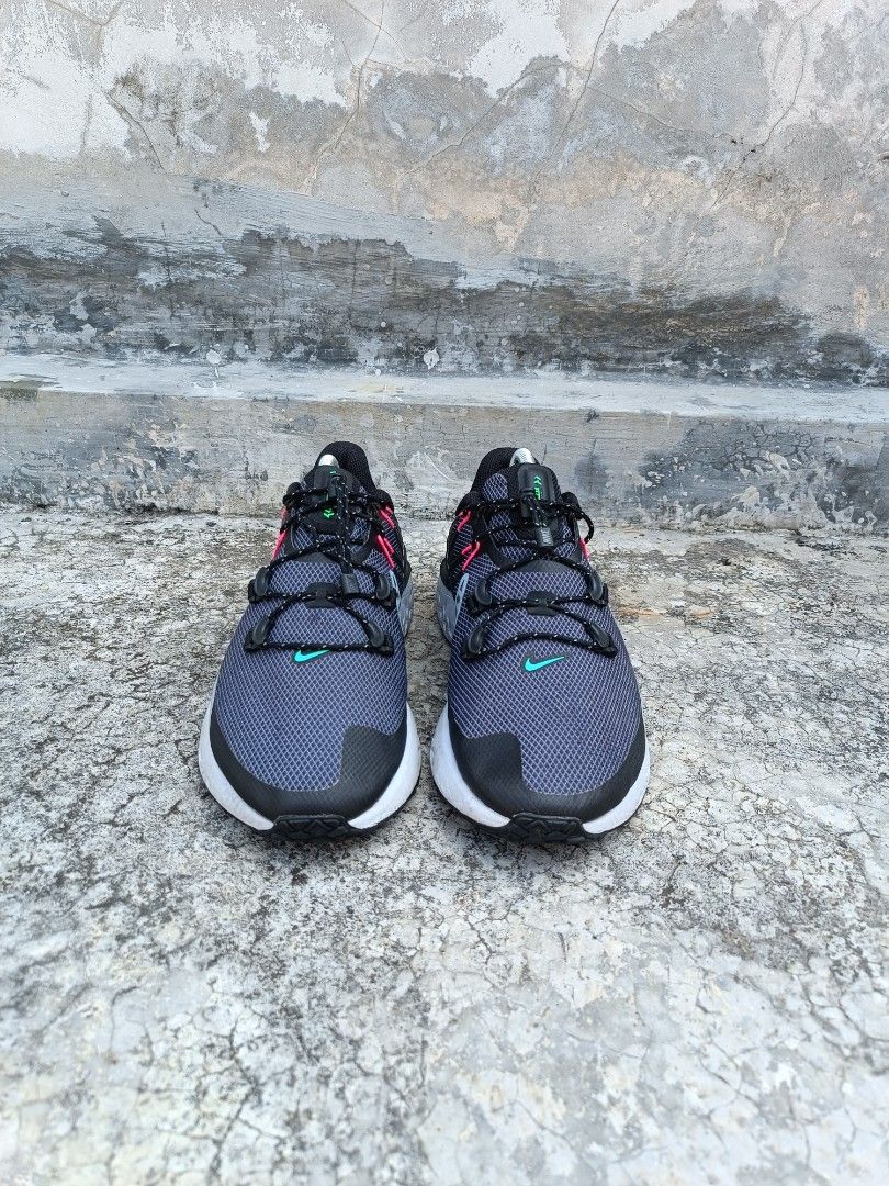 SEPATU SIZE 42 26 5 CM NIKE LEGEND REACT 3 SHIELD BLACK OBSIDIAN BEKAS ORIGINAL