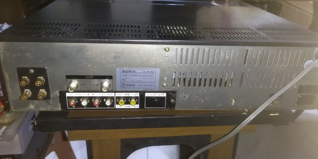 Sony Betamax player recorder, TV & Home Appliances, TV & Entertainment ...