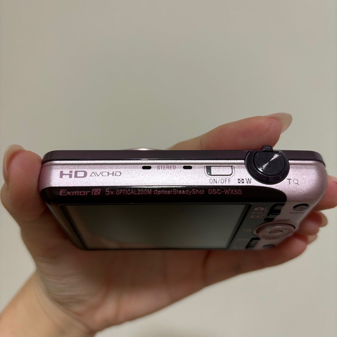 Sony WX50 Pink Digicam, Photography, Cameras on Carousell