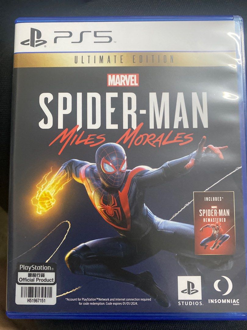 Spiderman Miles Morales and Spiderman 2 (Category: PlayStation) located in Manila. Submitted by smoove24 (Listing ID 1326972184, Image 3). Description: Spiderman Miles Morales and Spiderman 2 PS5 Games 2 separate discs.